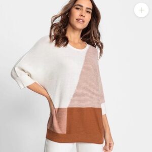 NWT Olsen Knit Jumper With Pattern in Chloe Fit